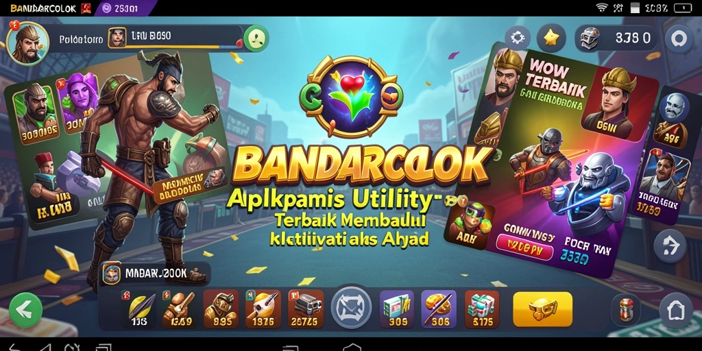 Tampilan aplikasi BANDARCOLOK dengan fitur utilitas canggih.