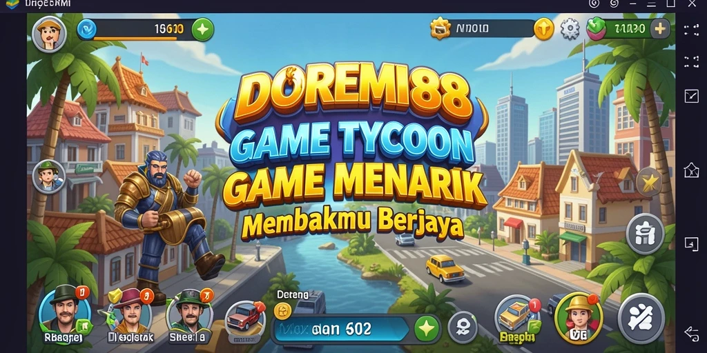 Tampilan gameplay DOREMI88 yang menarik dan penuh warna.