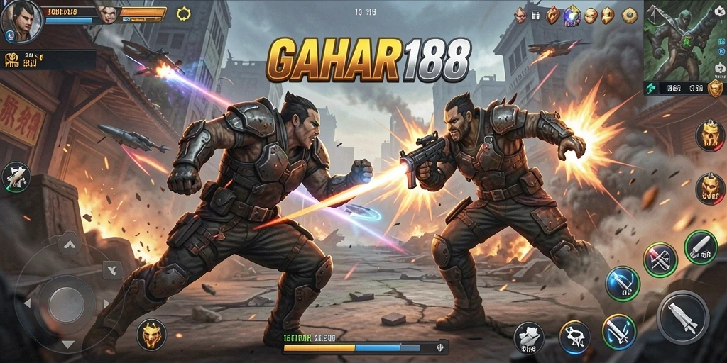 Tampilan gameplay seru dan menantang di GAHAR188.