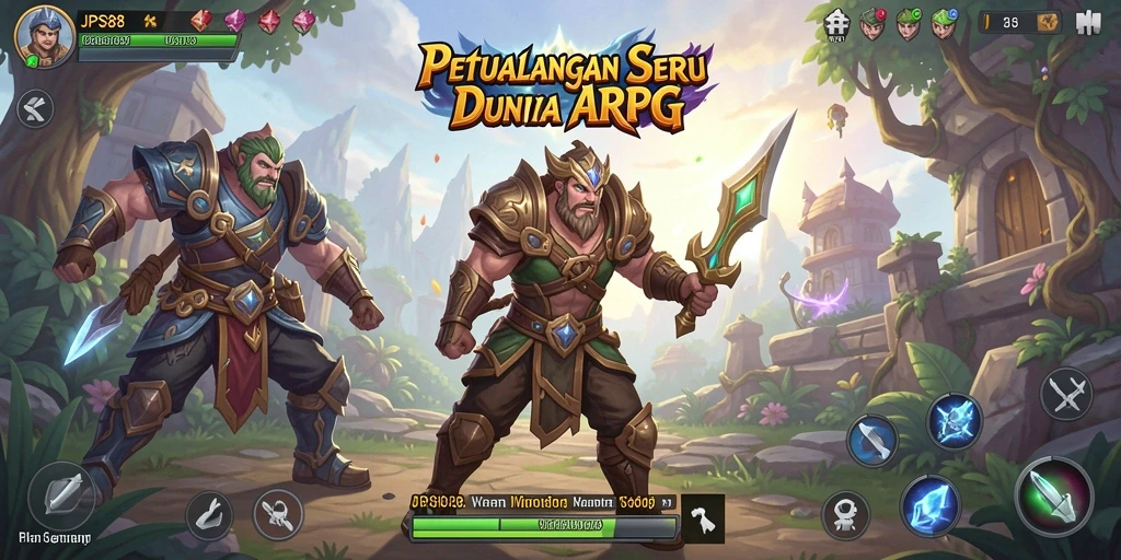 Tampilan gameplay seru dan mendebarkan di JPS88.