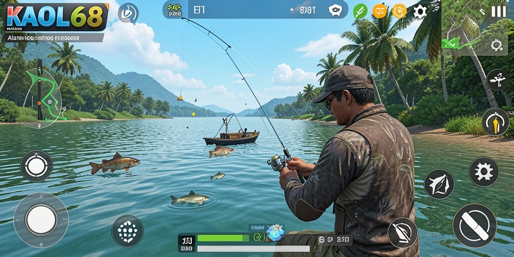 Tangkapan ikan yang menakjubkan dalam gameplay KAOL68.