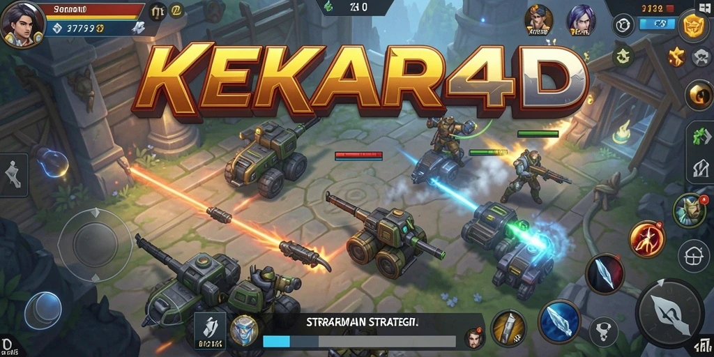 Tampilan gameplay KEKAR4D yang mengasyikkan dan penuh taktik.