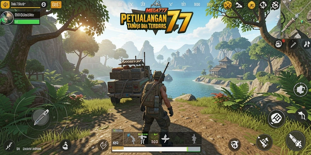 Tampilan gameplay <strong>MEGA777</strong> yang mendebarkan di dunia terbuka.