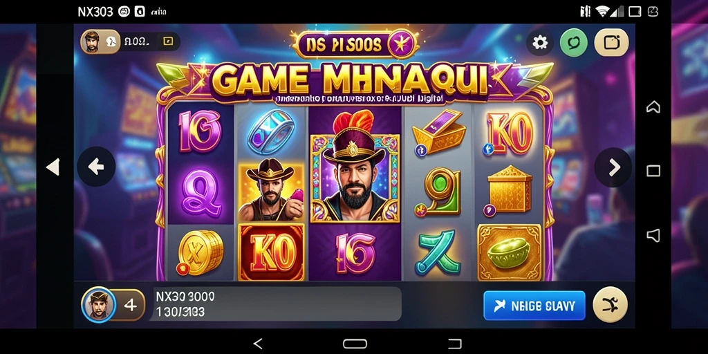Tampilan screenshot gameplay menarik dari NX303 yang menunjukkan suasana Slot yang menggembirakan.