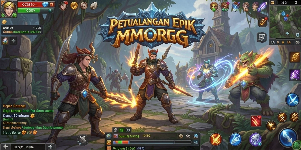 Tampilan menakjubkan dari gameplay MMORPG OCE69.