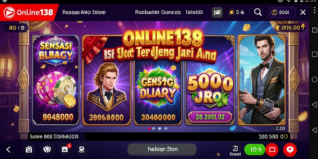 Tampilan gameplay ONLINE138 yang menarik dan seru.