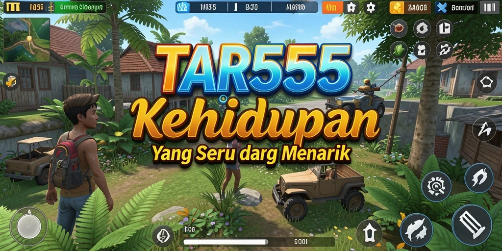 Screenshot gameplay TAR555 menampilkan aktivitas simulasi kehidupan yang menarik.