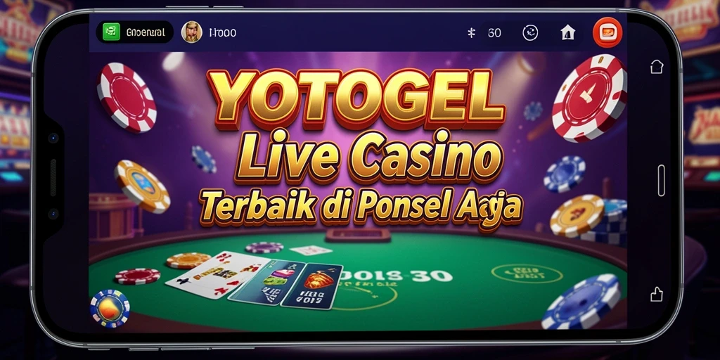 Screenshot gameplay YOTOGEL menampilkan dealer langsung dalam permainan kasino.