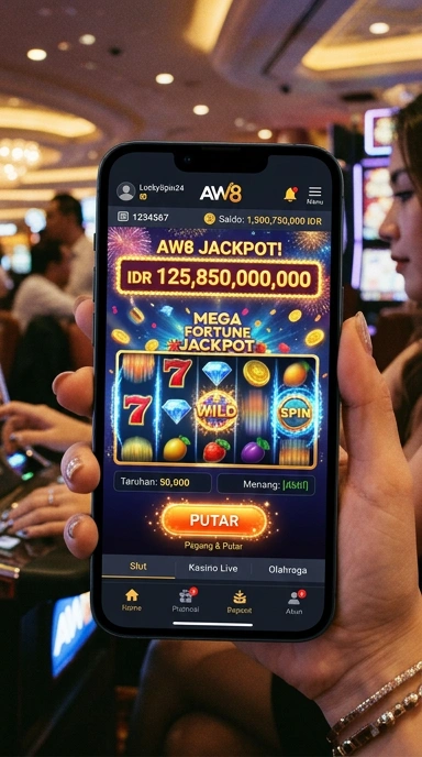 Tampilan antarmuka pengguna di aw8 yang sederhana dan intuitif.